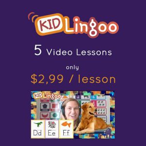 English Video Course for kids 5 lessons